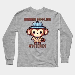 Monkey detective Long Sleeve T-Shirt